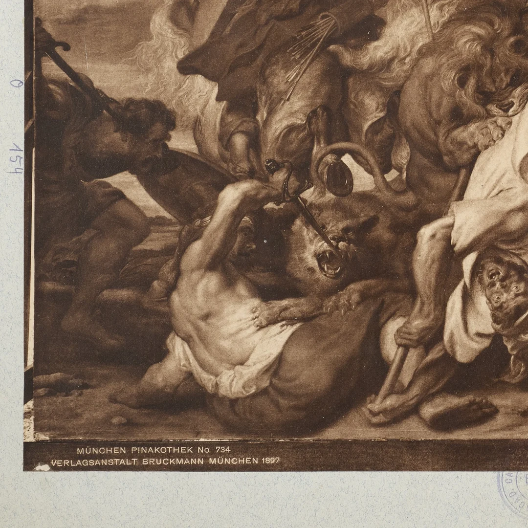 Eine Wissenschaftlerin und ein Wissenschaftler arbeiten hinter einer Glasfassade und mischen Chemikalien mit Großgeräten.