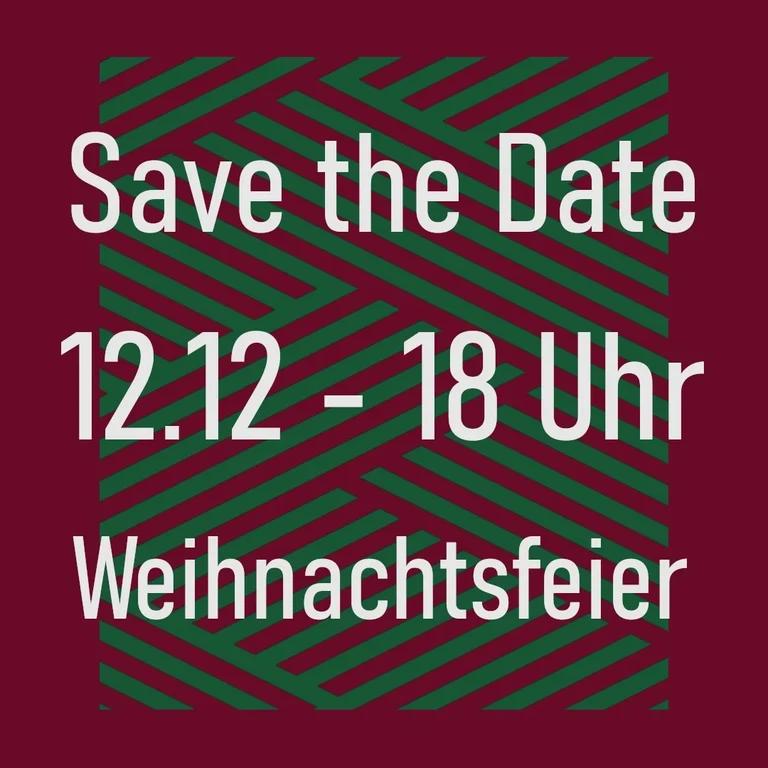 Weihnachtsfeier SaveTheDate