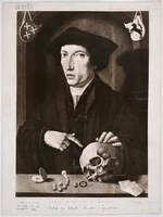 Eine Fotografie des Porträts Damas van der Lindt van Dordrecht von Jacob van Utrecht