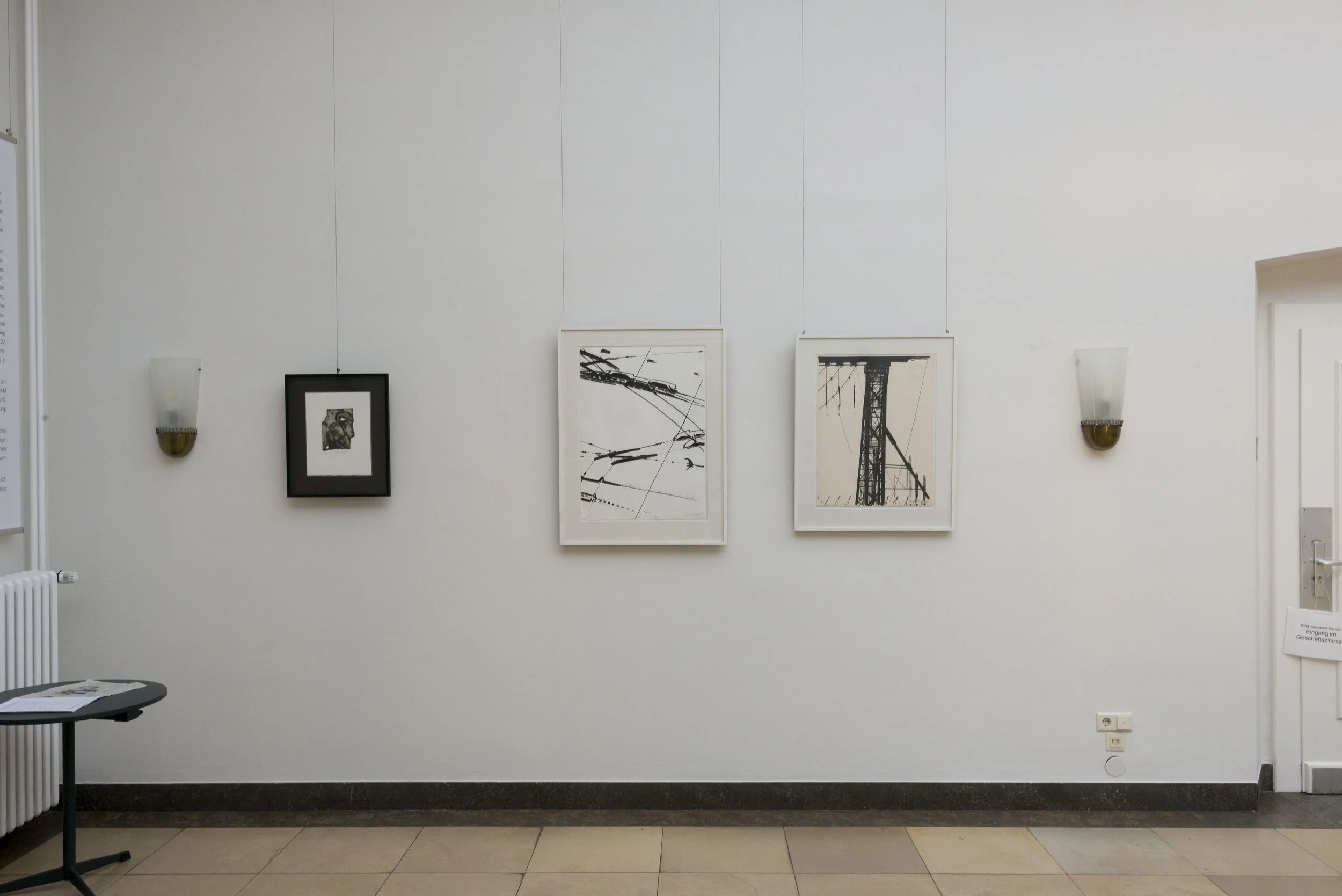 Detail der Ausstellung anlässlich der Eröffnung der Forschungsstelle Informelle Kunst