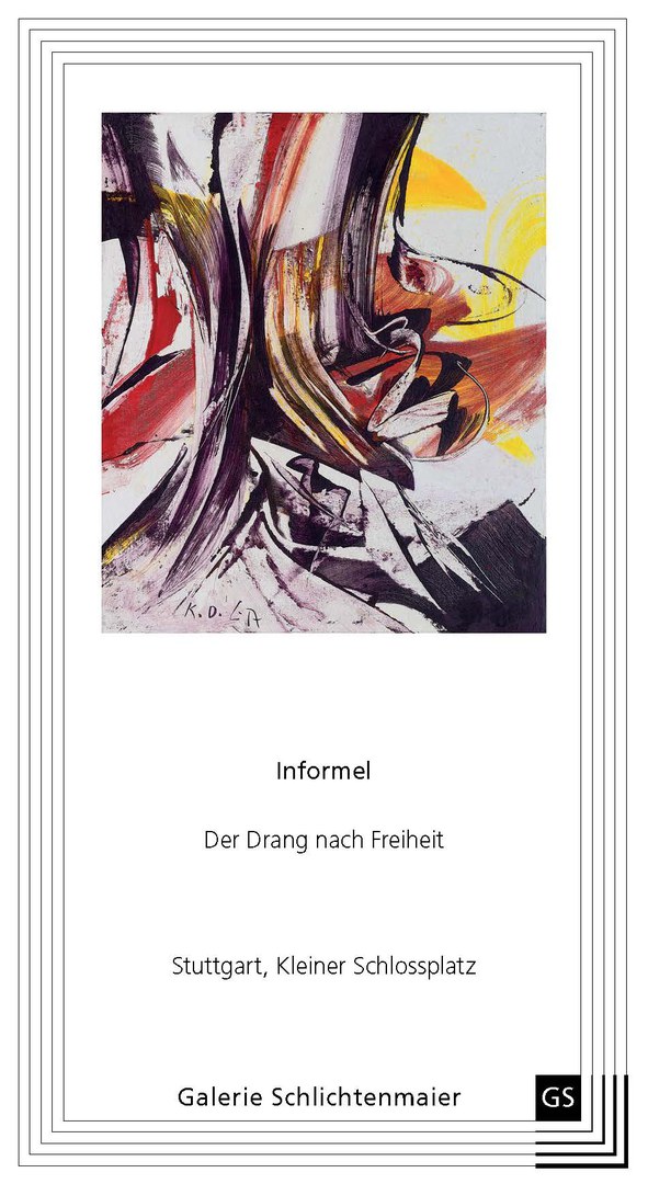 Titelabbildung: Karl Otto Götz (1914–2017) KELY, 2000 Mischtechnik auf Leinwand, 70 x 60 cm