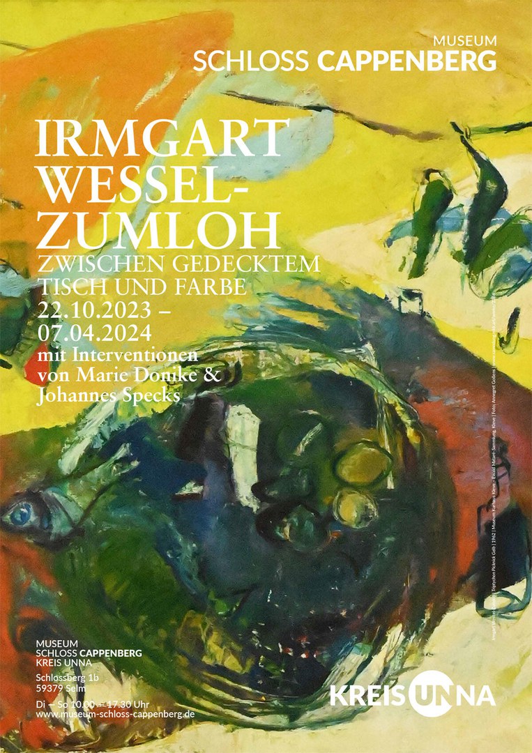 Ausstellungsplakat Irmgart Wessel-Zumloh