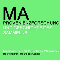 MA "Provenienzforschung und Geschichte des Sammelns"