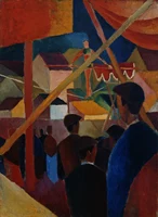 August Macke, Seiltänzer, 1914.webp
