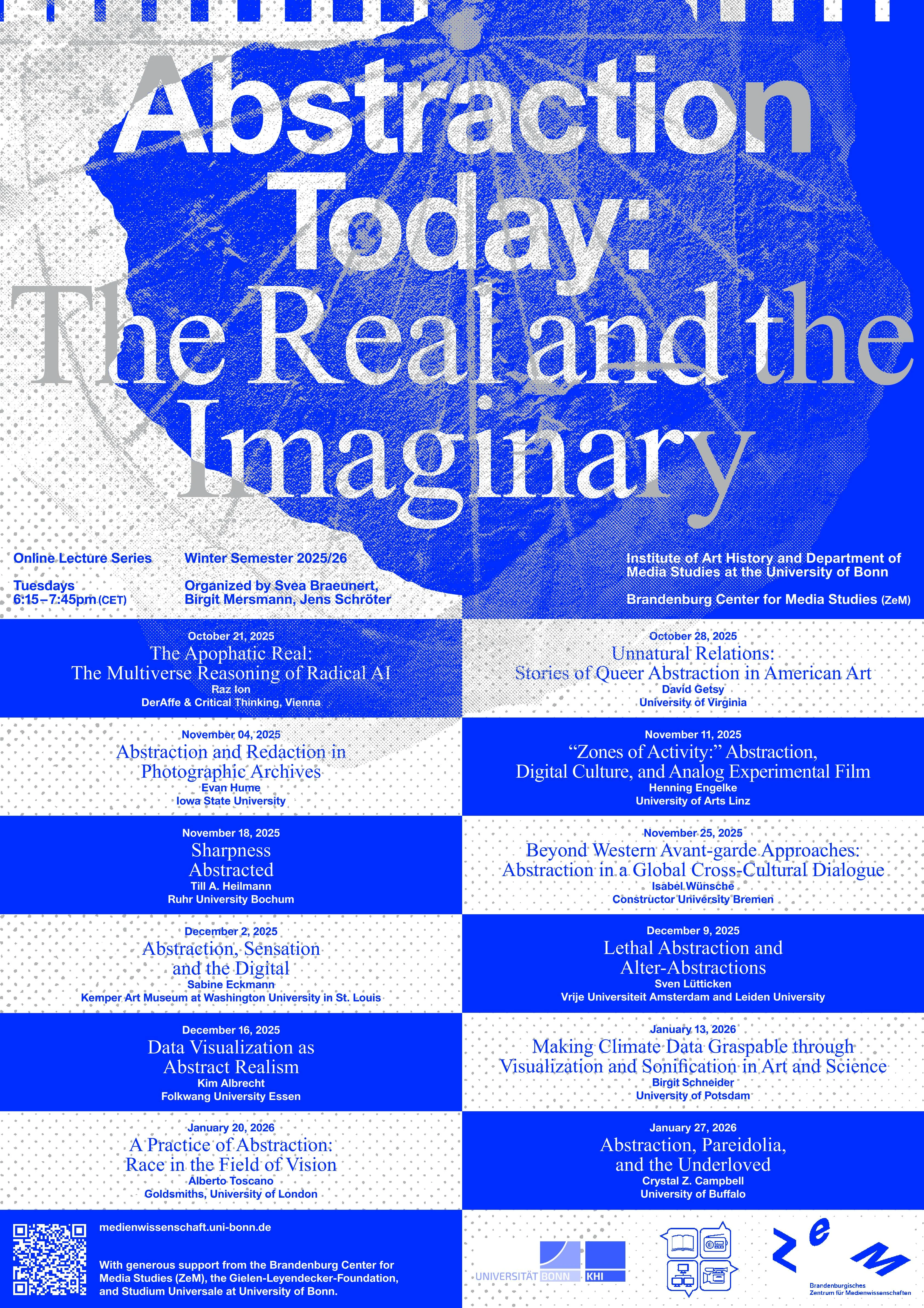 "Abstraction Today. The Real and the Imaginary“