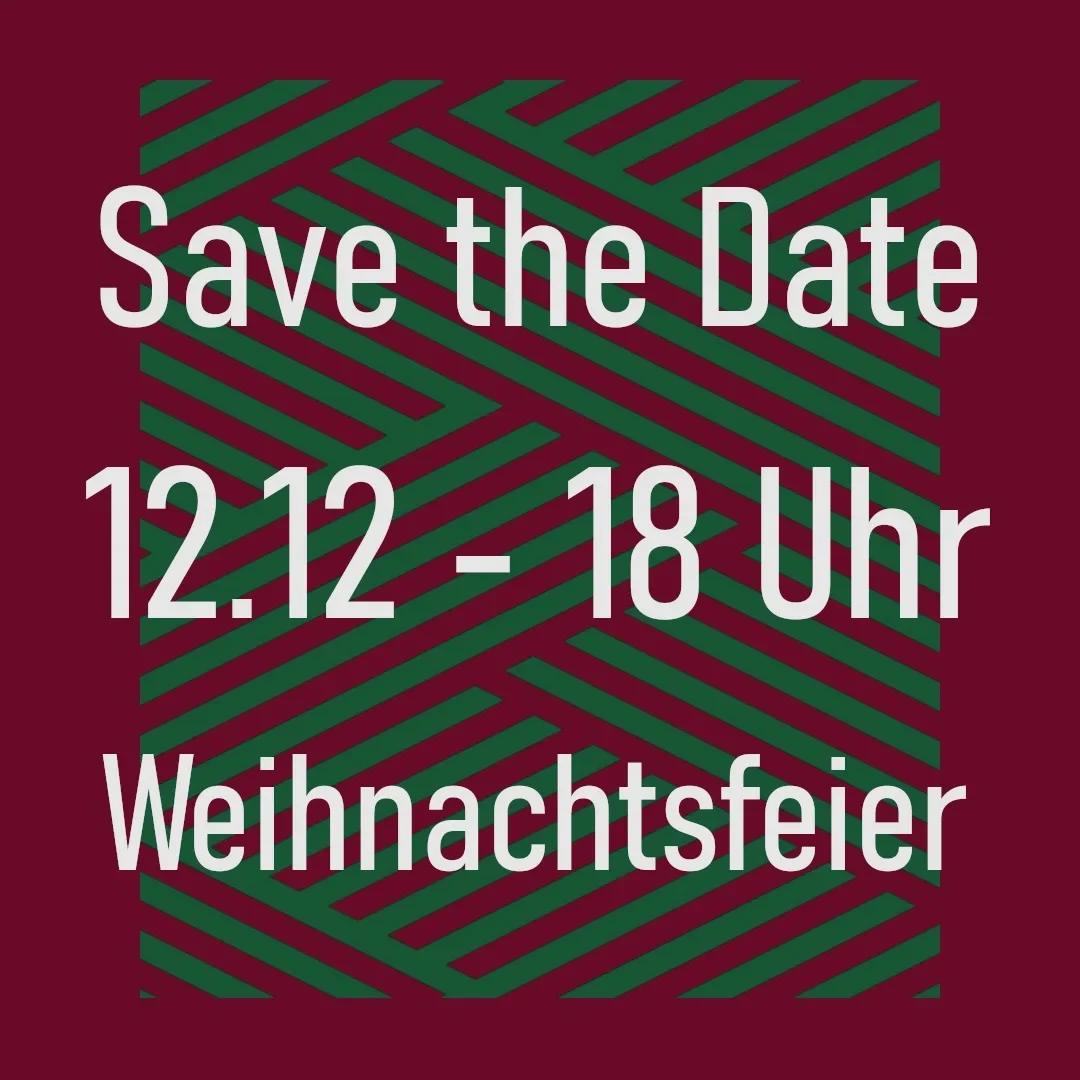 Save the Date: Weihnachtsfeier 12.12.2025
