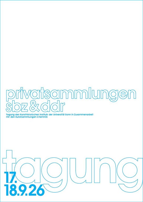 Programm: Privatsammlungen in der SBZ und DDR