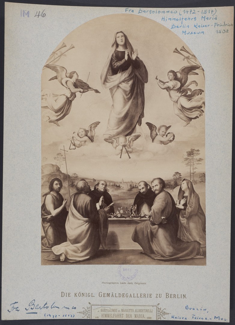 Die Himmelfahrt Mariens von Fra Bartolomeo